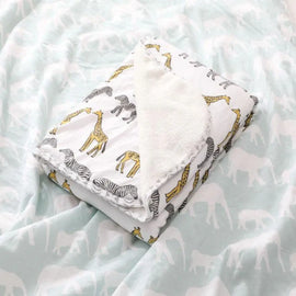 Afsa Baby White Blanket