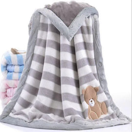 Alan Baby Grey Blanket