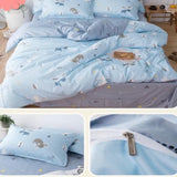 Anjela Blue Bed Set