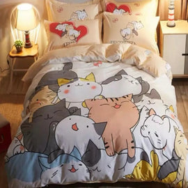 Bear White Bed Set