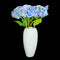 Beautiful Blue Flowers With White Planter