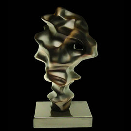 Blondie Abstract Linear Black Sculpture