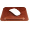 Brown Leather Mousepad with Wrist Rest