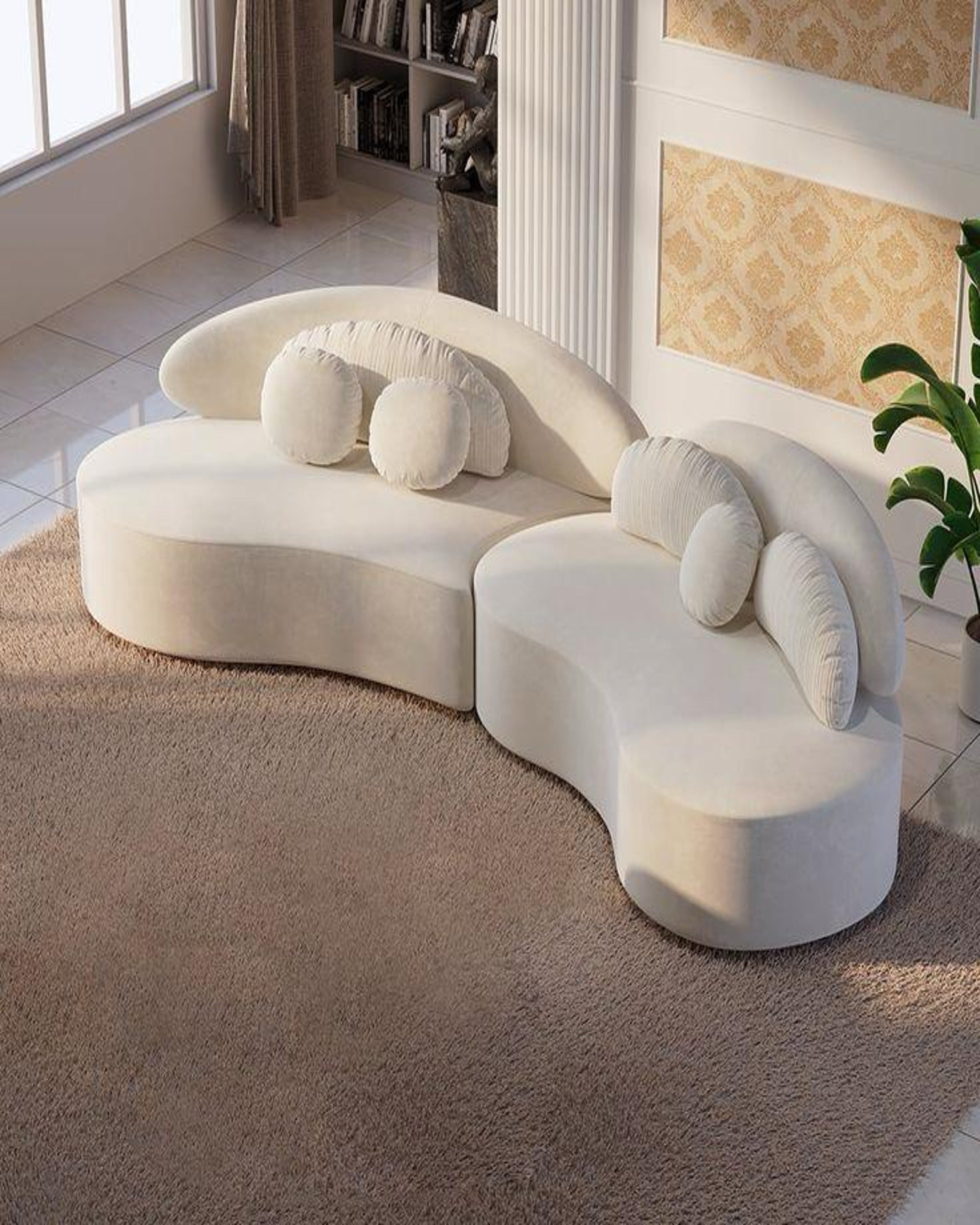 Chic Stylish L Shaped Sofa