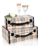 Cindy Beautiful Leather Storage Boxes