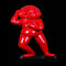 Copper Standing Boy Red Sculpture