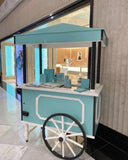 Elegant Sky Blue Bar Trolley