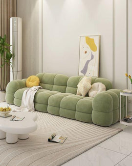 Fabric Stylish 3 Seater Sofa Set