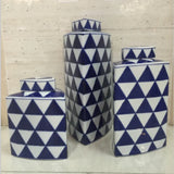 Frida Blue and White Vases Set of 3