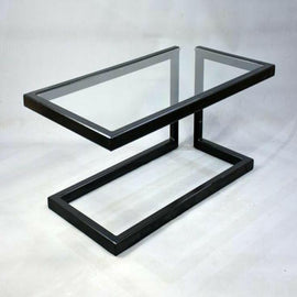 Geometric Glass Coffee Table