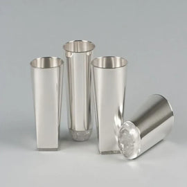 Gleaming Art Deco Luxury Silver Plated Glass