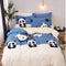 Halpret Blue Bed Set