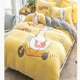 Kelly Yellow Bed Set