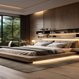 Minimalist Low-Profile Bed