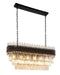 Modern Black Crystal Stylish Chandelier Light