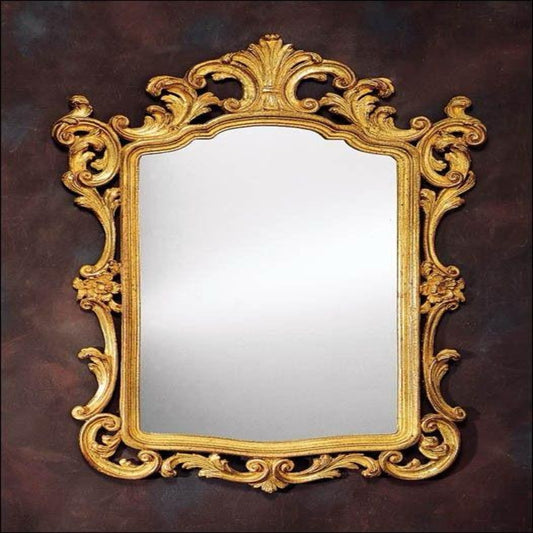 Modern Gold Leaf Vanity Mirror