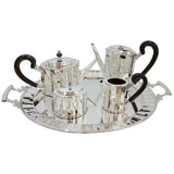 Prestige Classic Silver Plated Tea Set and Tray