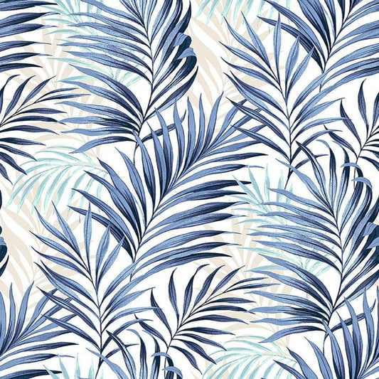 Queen Palm Blue Kids Wallpaper