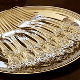 Radiant Gold Finish Luxury Fork Set