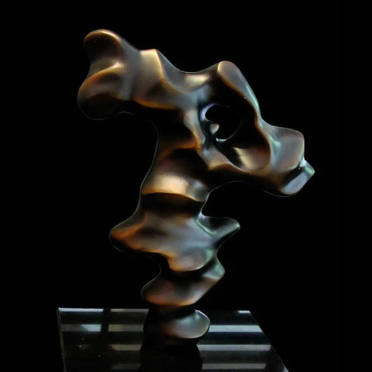 Sedge Abstract Black Sculpture