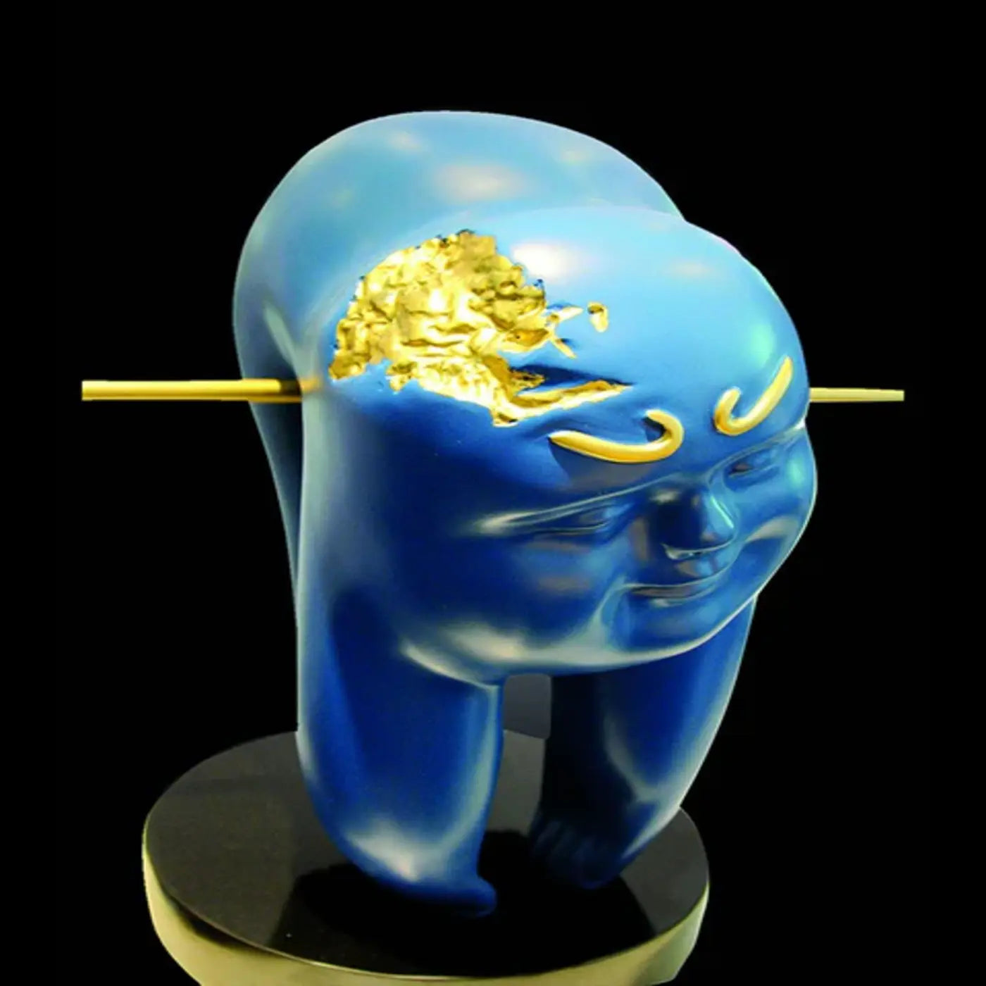 Shea Dwarf Blue Sculpture