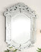 Sparkle Luxury  Silver Square Leaf Mirrors