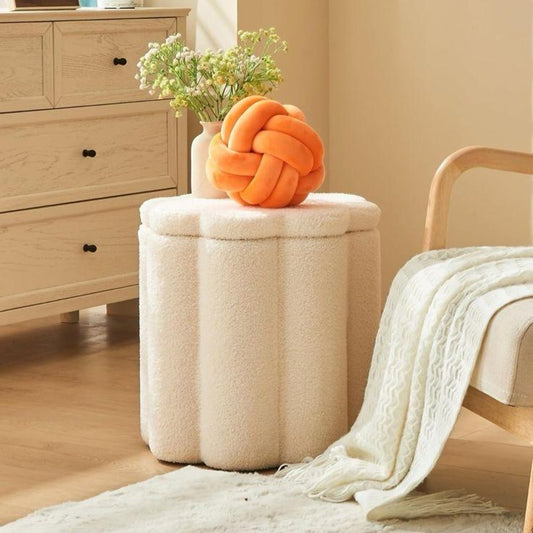 Urban Loft Round Ottomans Poufs