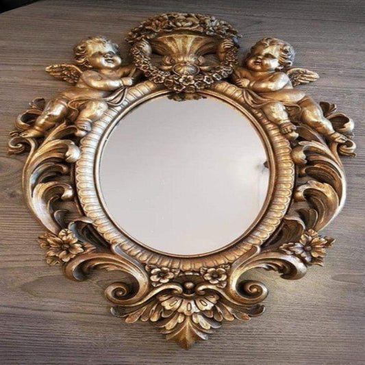 Vintage Gold Sunburst Mirror