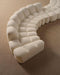 Luxury White  L Shaped Sofa