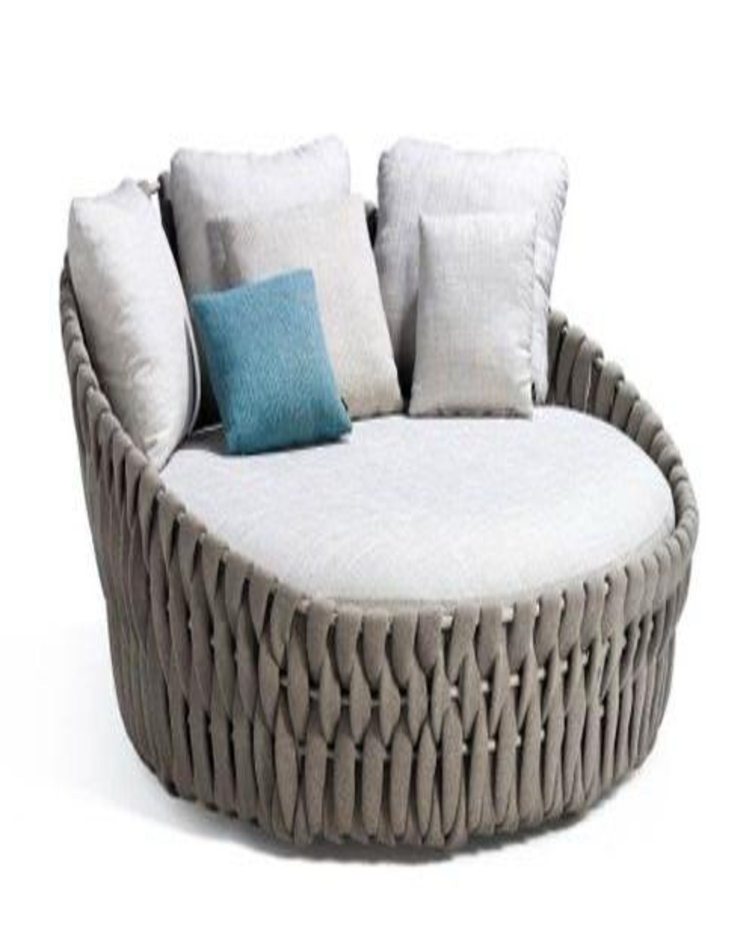 Wicker Round Sofa Chair