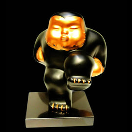 Xander Dwarfs Black Sculpture