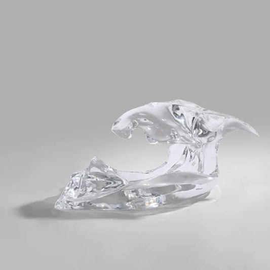 Zoe Wooden Base Crystal Sculpture