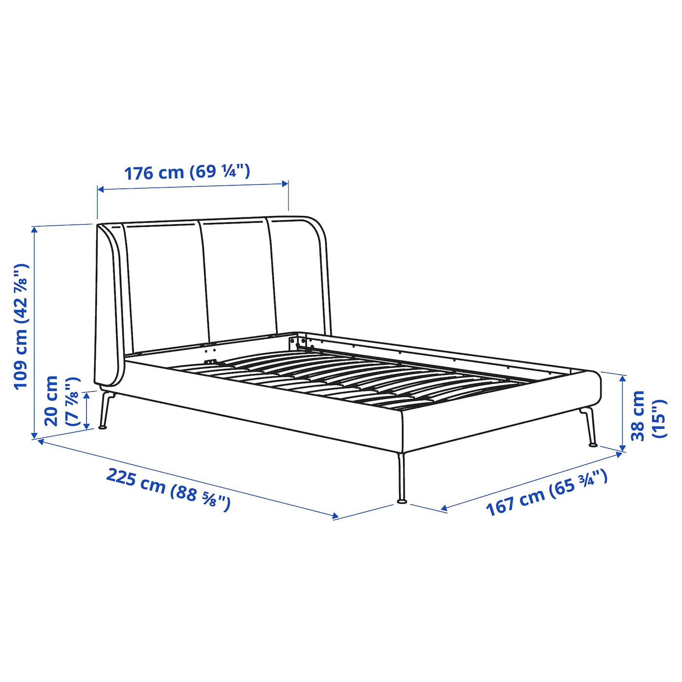 John Modern Upholstered Bed