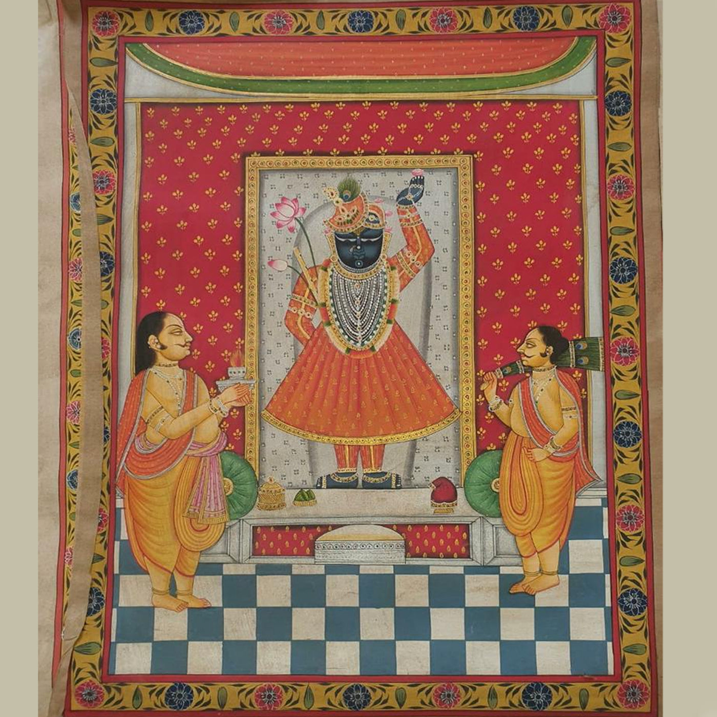 Alex Shrinathji Darshan Pichwai Painting