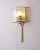 Latanya luxury golden night lamp for bedroom wall