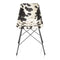 Katie Black & White Animal Dining Chair