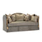 Ella Classic Curved Grey 3 Seater Sofas