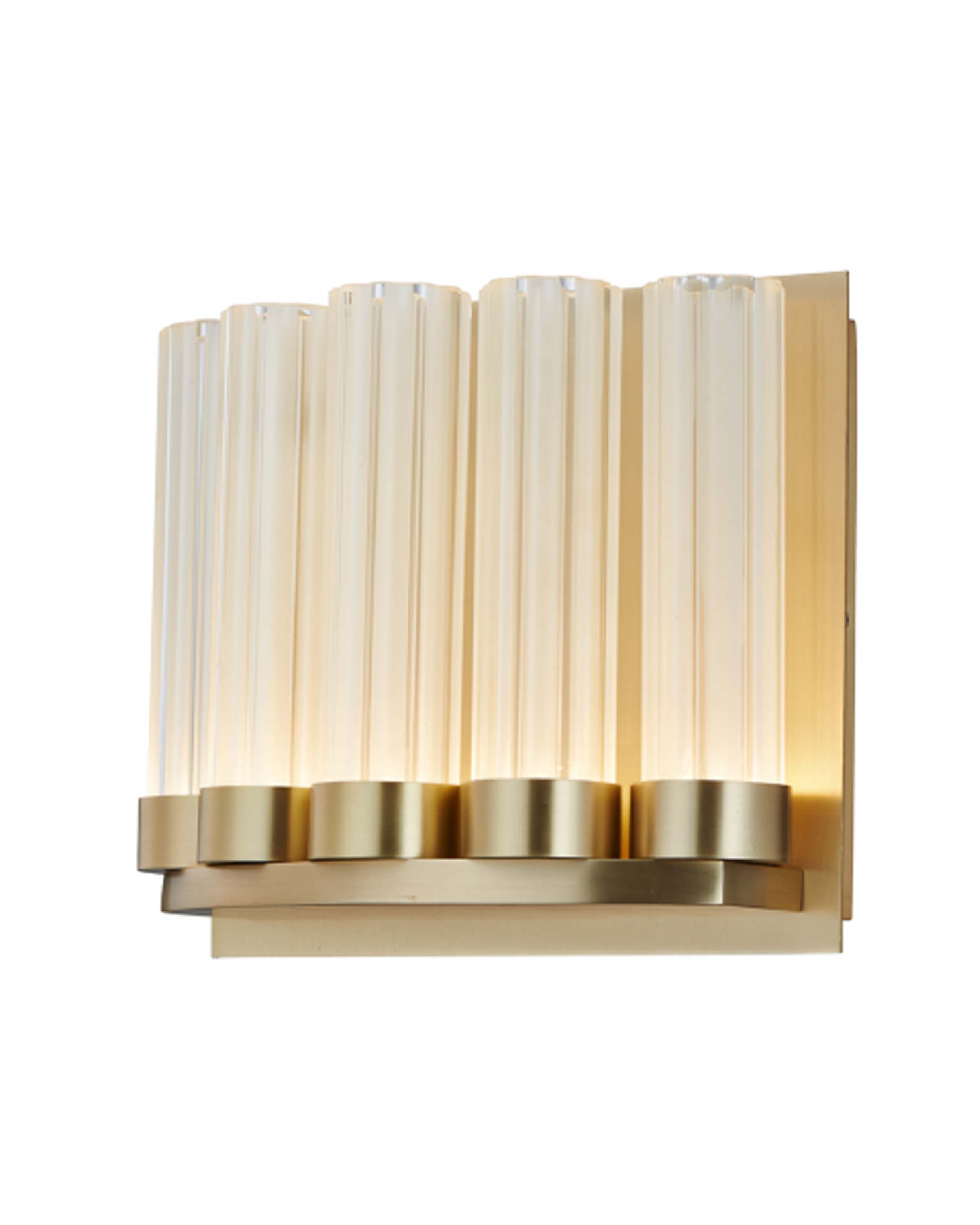 Rashad golden crystal luxury wall light