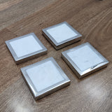 Waiver White Quartz Agate Stone Coasters