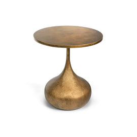 Theodore  Round Golden Side Tables