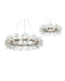 Due set of 2 luxury Crystal finish Hanging Light