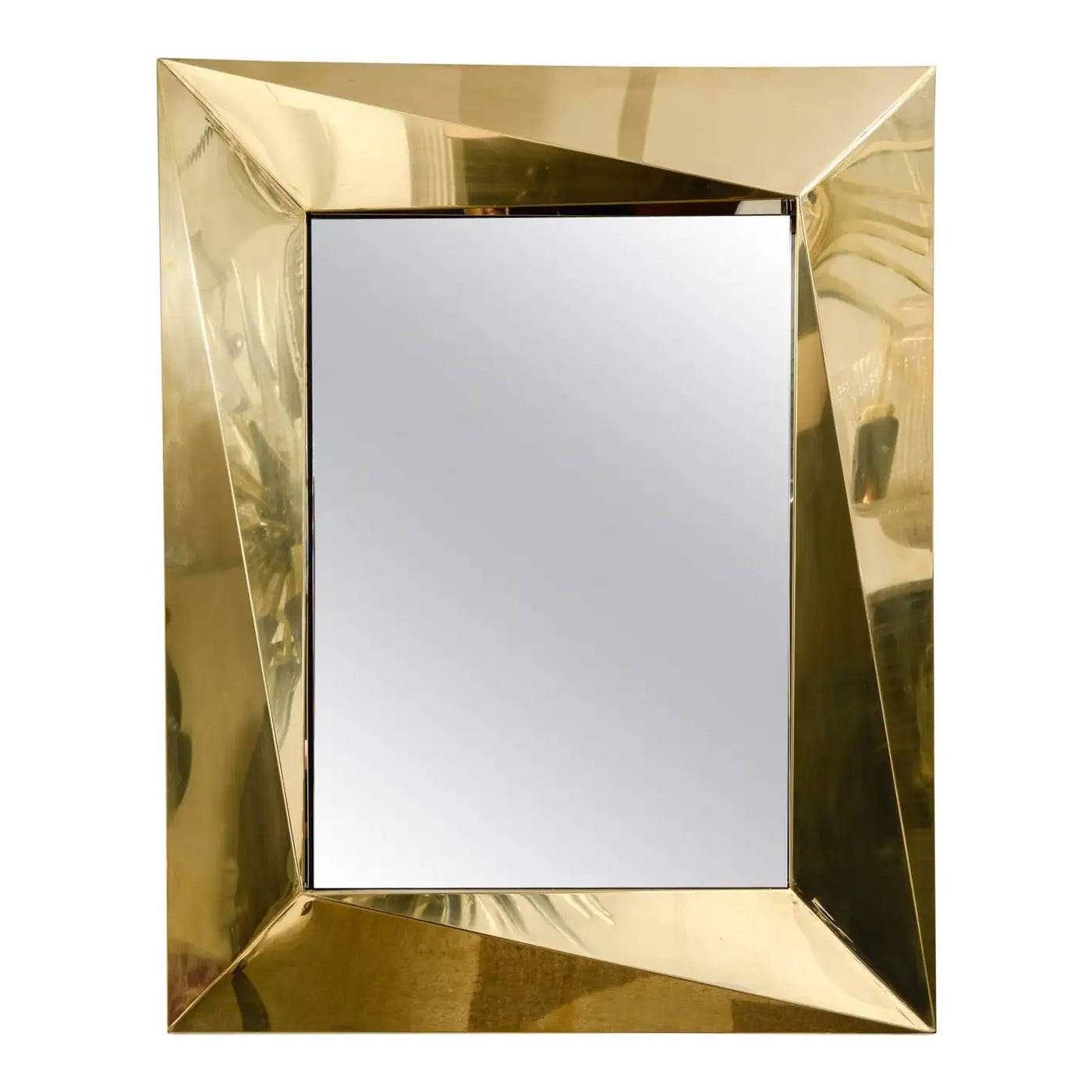 Javari Gold Finish Rectangular Mirror