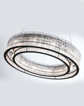 Aviles Luxury Crystal Round Hanging Lights