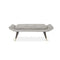 Daewon Gray Modern Dining Benches