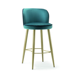 Barrett -Modern Ocean Blue Bar Stools