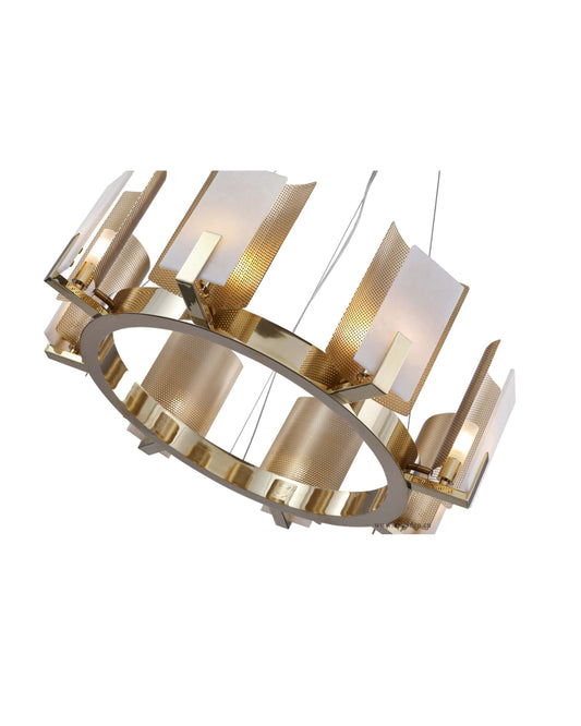 Aparna Luxury Metal Hanging Lights With Golden Finish