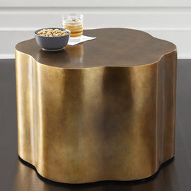 Noah Round Golden Side Tables