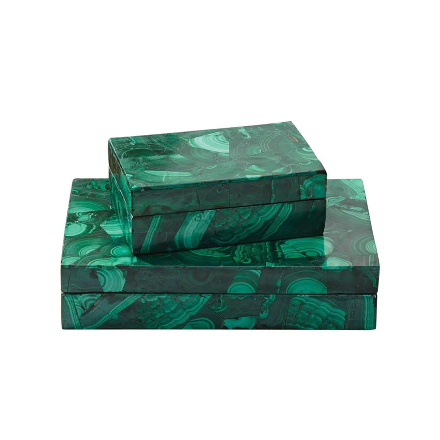 Kendall dark teal green square boxes