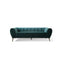 Dainty Teal Green Modern 3 Seater Sofas