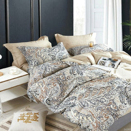 Ardith Paisley Bed Sheets with pillows cover